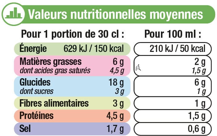 U Velouté Légumes Verts et Comté packshot