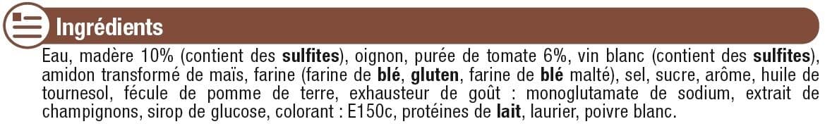 U Sauce liquide madère packshot