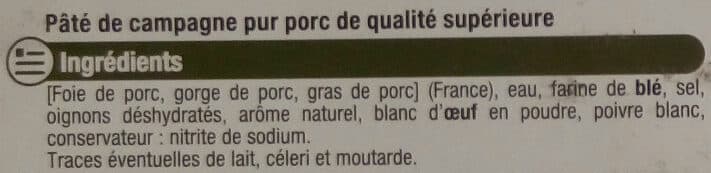 U Paté de campagne packshot