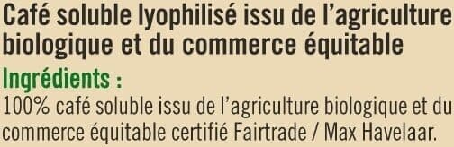 U Café soluble lyophilisé extra filtre packshot