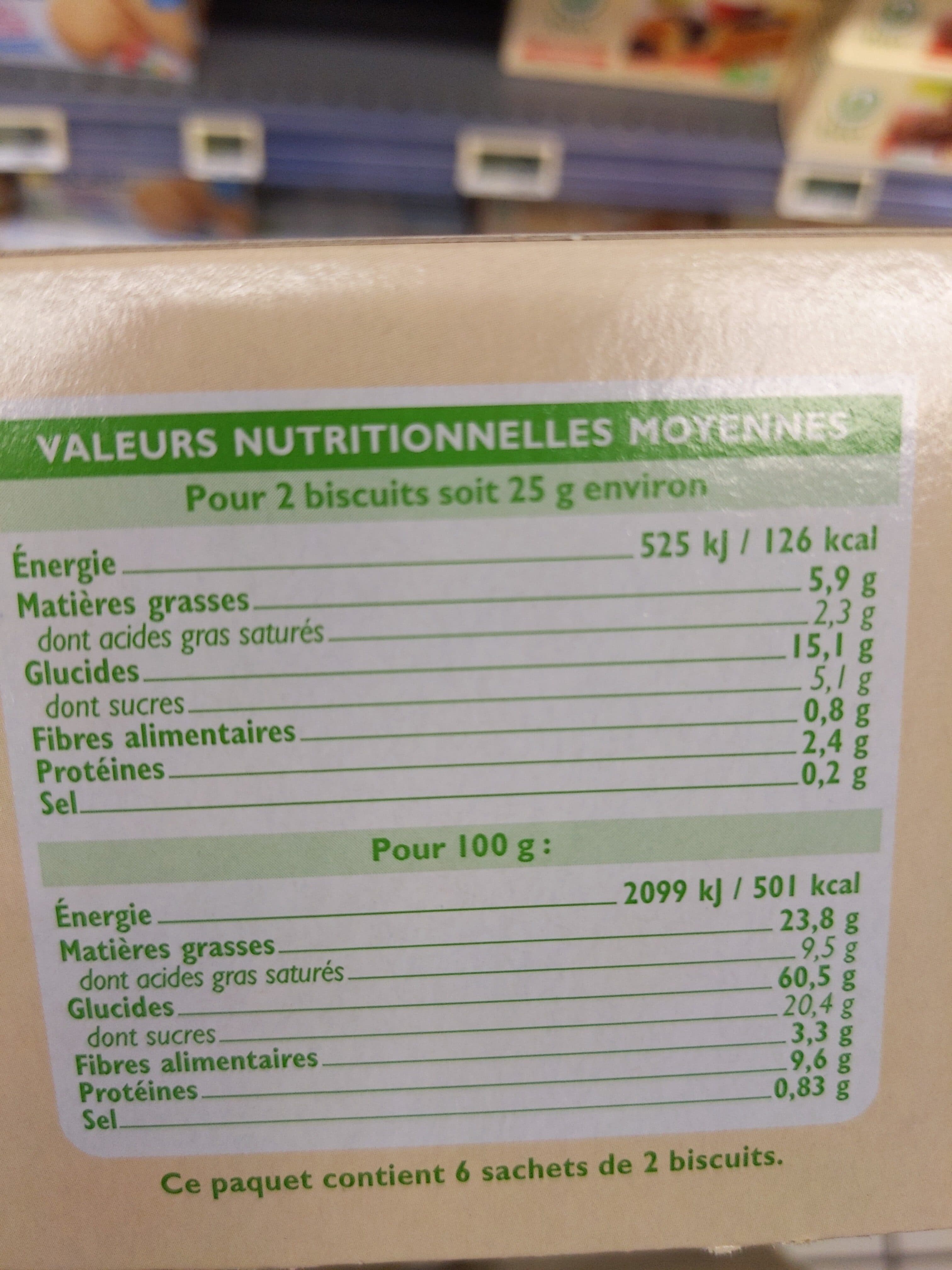 U Biscuits bio épeautre et sésames paquet de 150g packshot