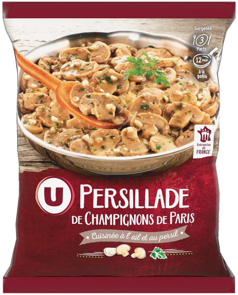 U Champignons de Paris en persillade packshot
