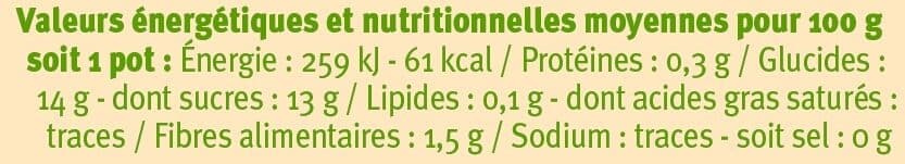 U Purée de pommes , 4 pots de 100g packshot