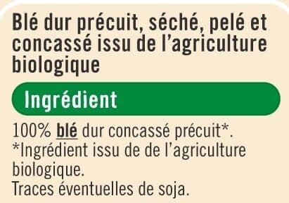 U Boulgour , étui 500g packshot