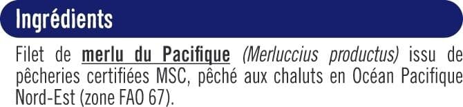U Filet de merlu blanc MSC packshot