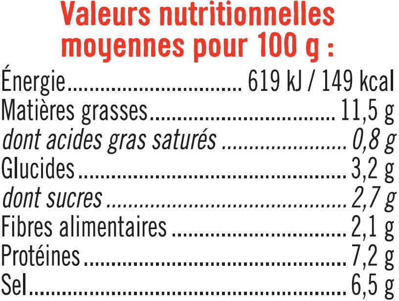 U U Moutarde forte de Dijon pot standard, 720g packshot