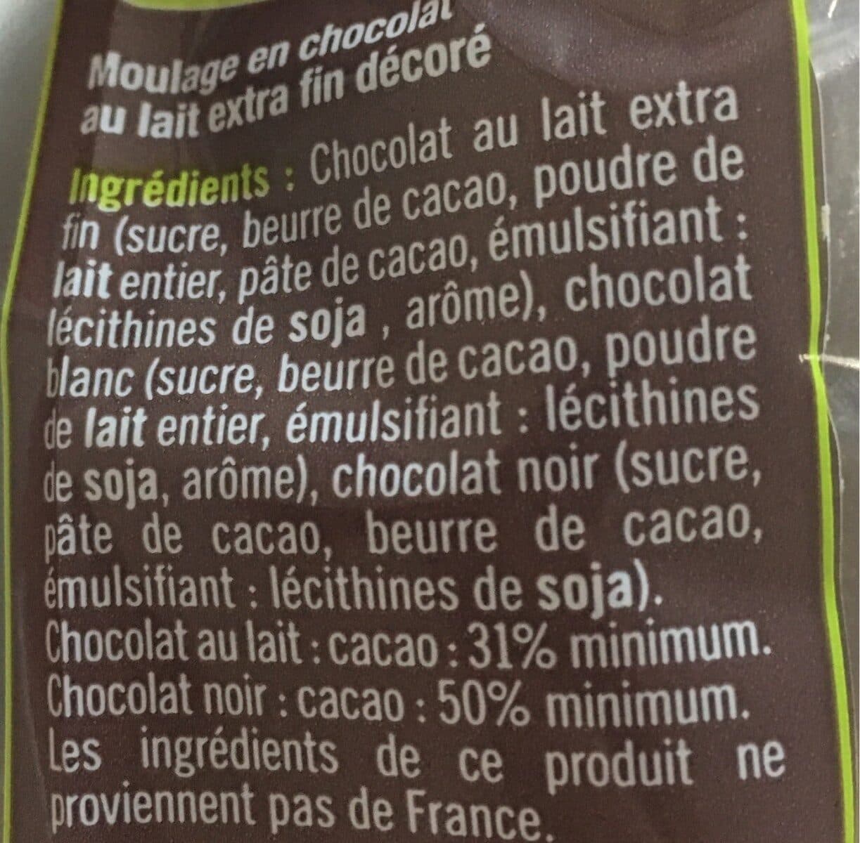 U Lapin chocolat lait - 175g packshot