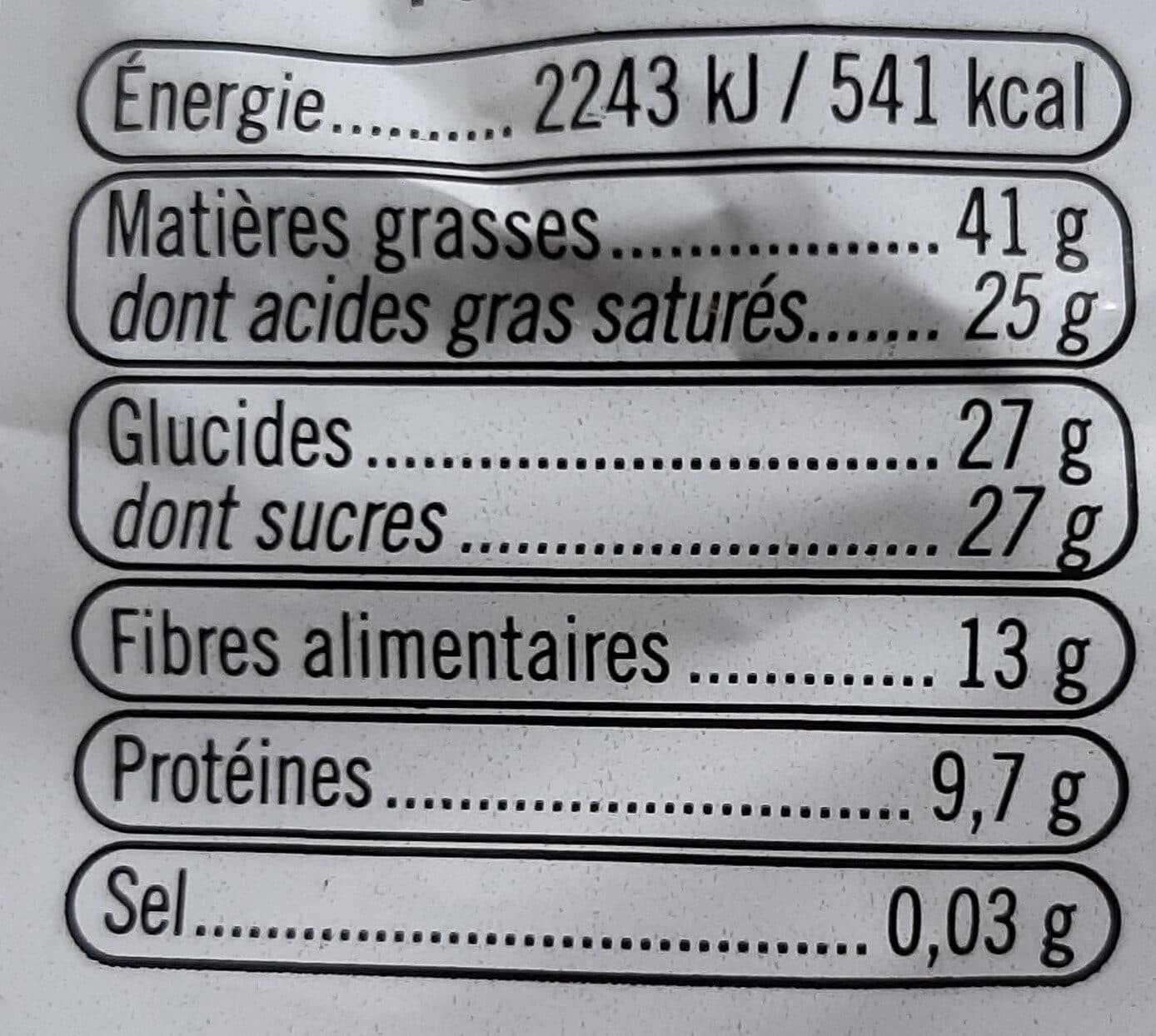 U Sachet fritures chocolat noir 70% - 200g packshot