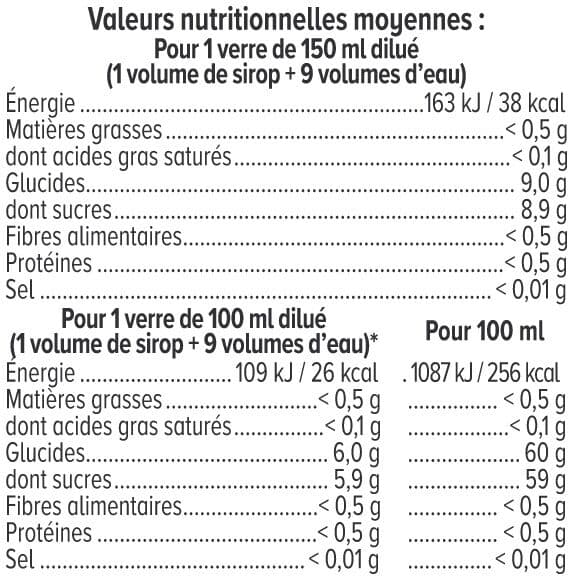 U Sirop de pamplemousse rose bidon de 75cl packshot