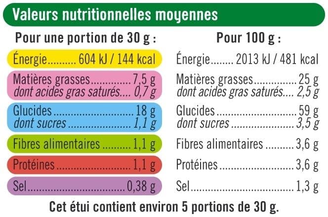 U Tuiles goût crème et oignon boîte de 170g packshot