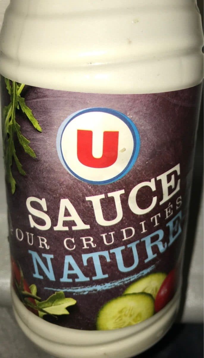 U Sauce pour crudités nature packshot