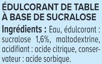 U Edulcorant de table liquide 200ml packshot