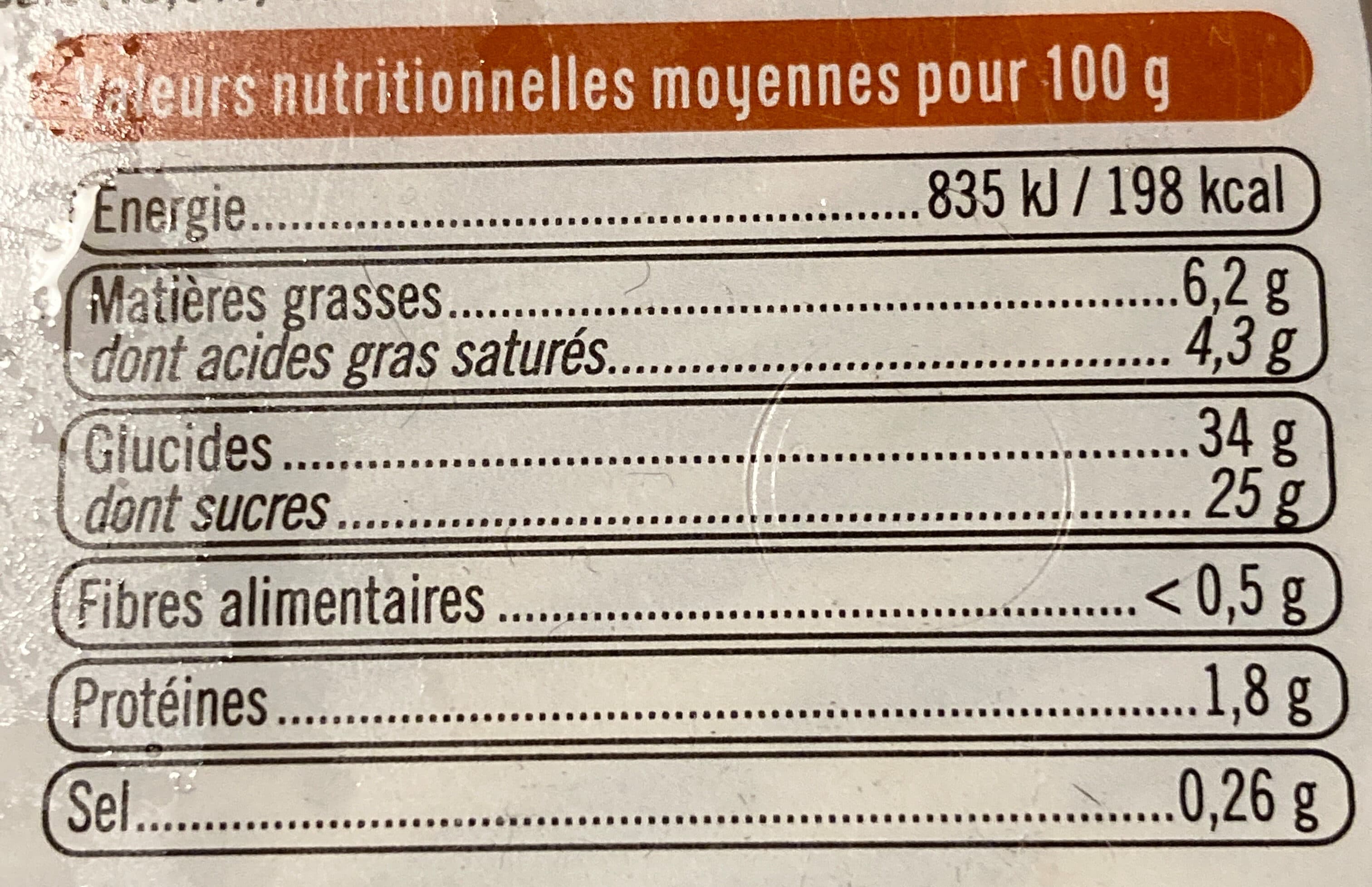 U Bac crème glacée vanille caramel - 506g packshot