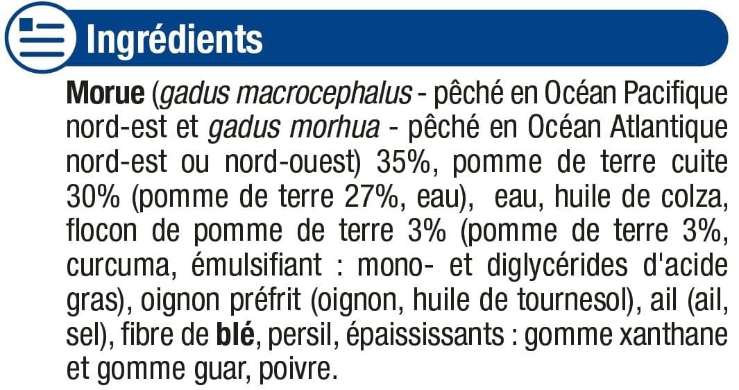 U Brandade de morue parmentière, packshot