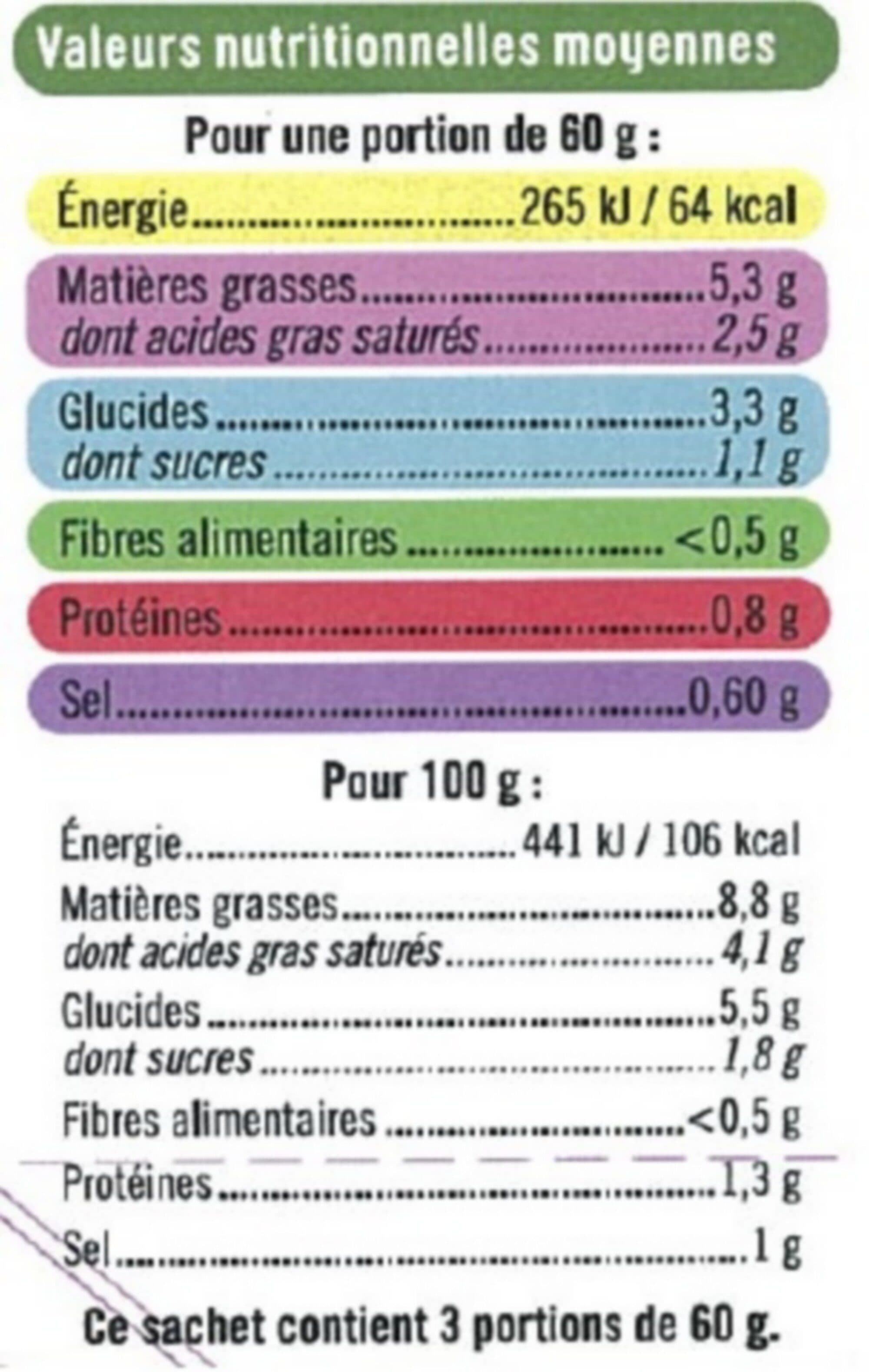 U Sauce oseille échalote élaborée en France, sachet de 180g packshot
