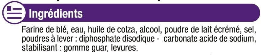 U Maxi pâte à pizza rectangulaire 500g packshot