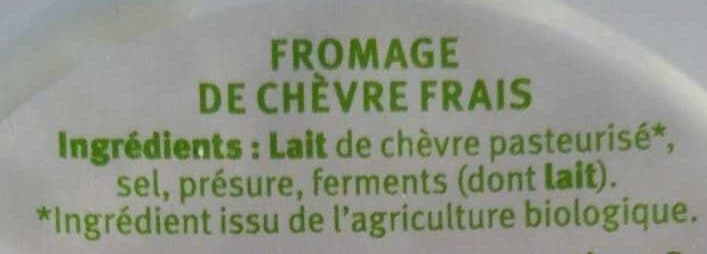 U BIO Fromage de Chèvre Frais packshot