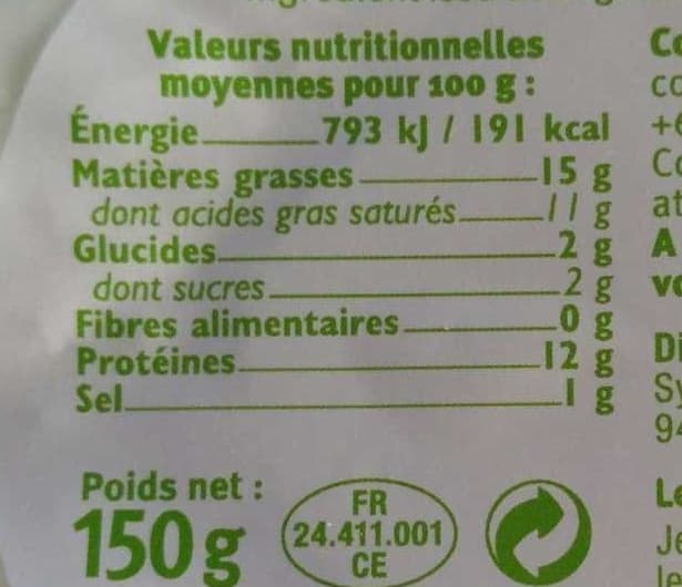U BIO Fromage de Chèvre Frais packshot