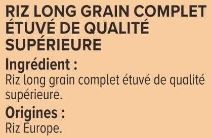 U Riz complet étui de 500g packshot