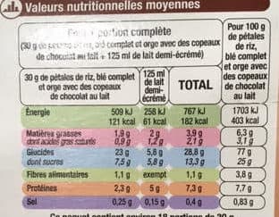 U Pétales Chocolat au Lait packshot