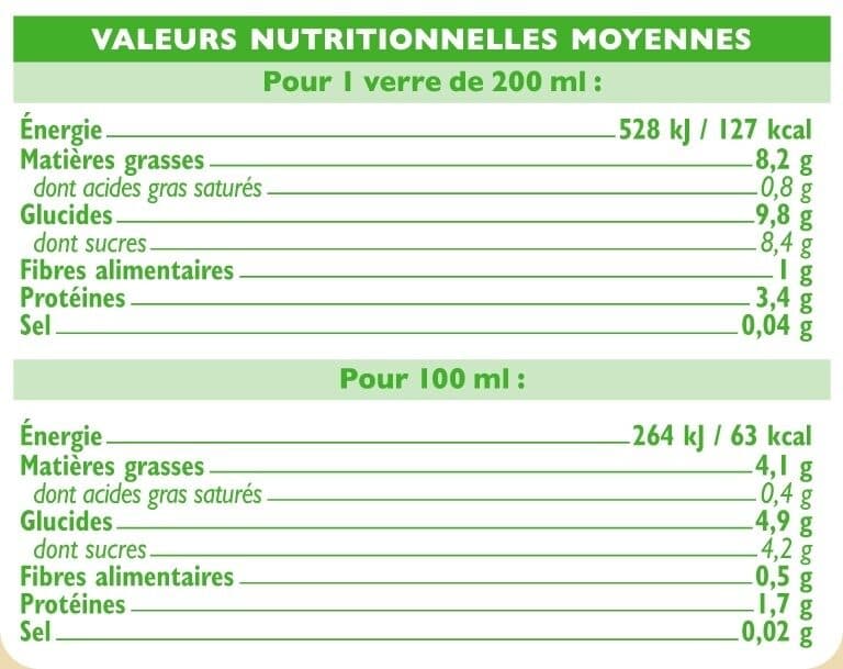 U Boisson végétale amande intense brique 1 litre packshot