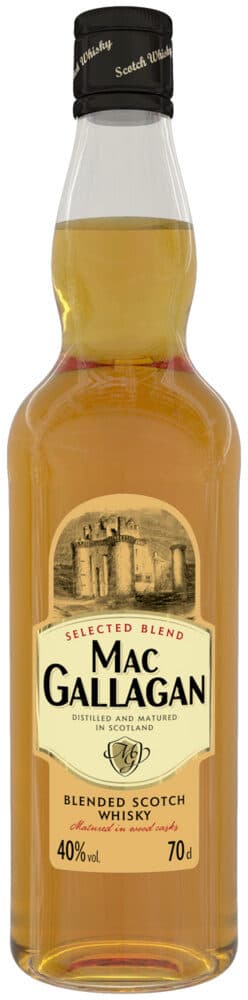 Mac gallagan Blended Scotch Whisky Mac Gallagan bouteille de 70cl packshot