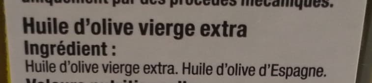 U Huile d'olive Bouteille 50cL packshot