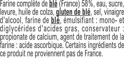 U Pain de mie complet sans croute packshot