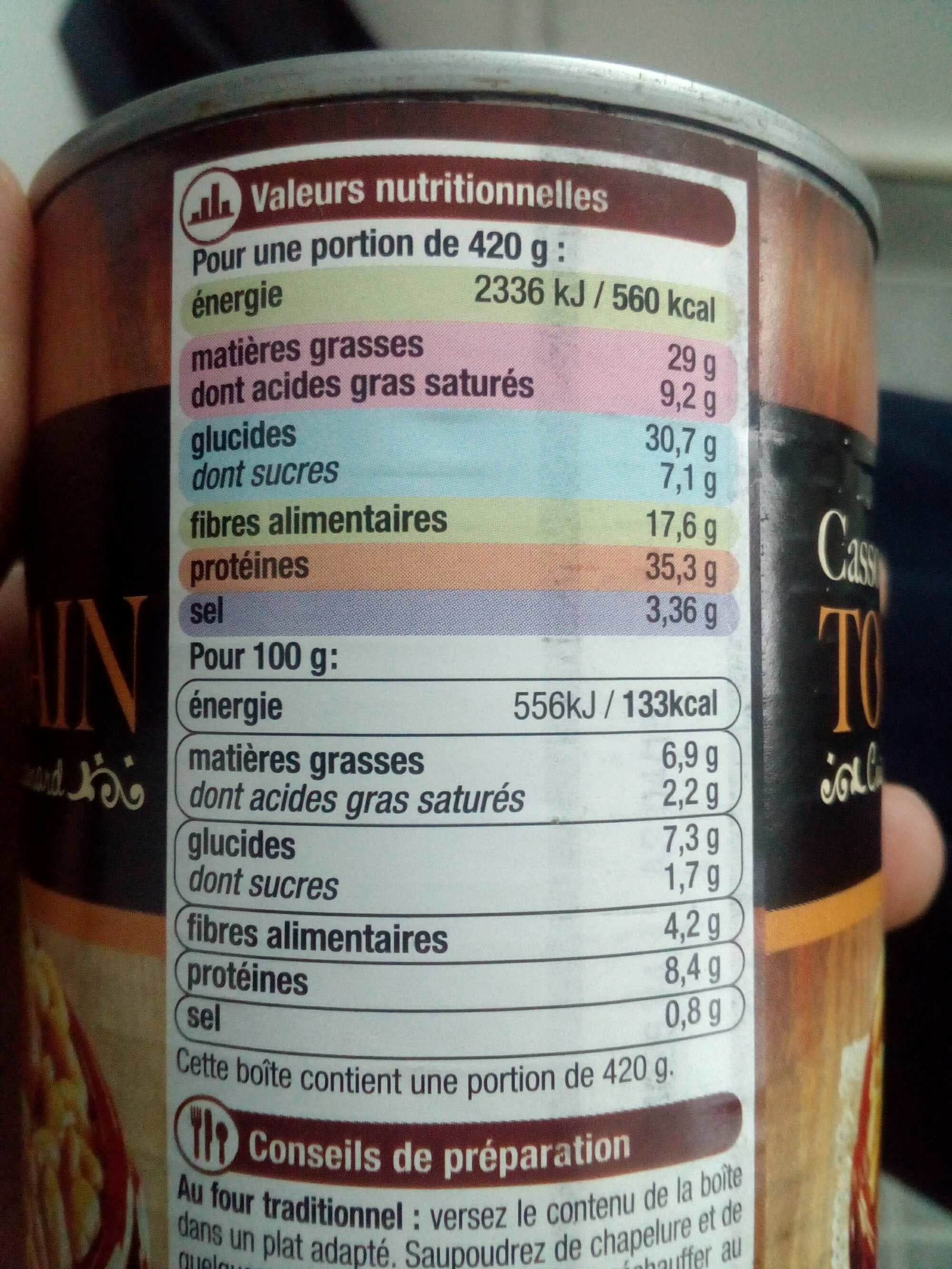 U Cassoulet toulousain packshot