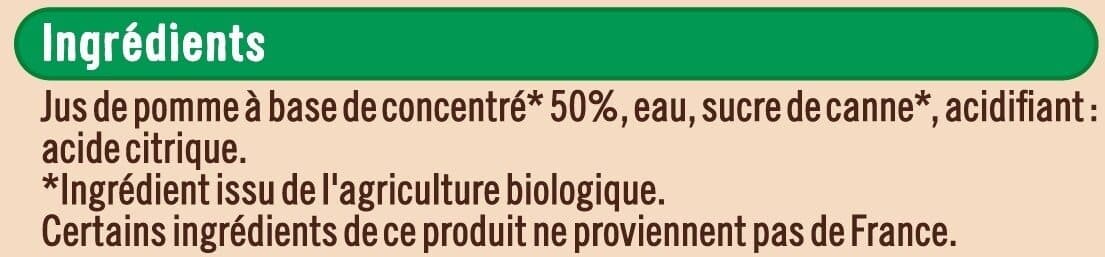 U Nectar de pomme packshot