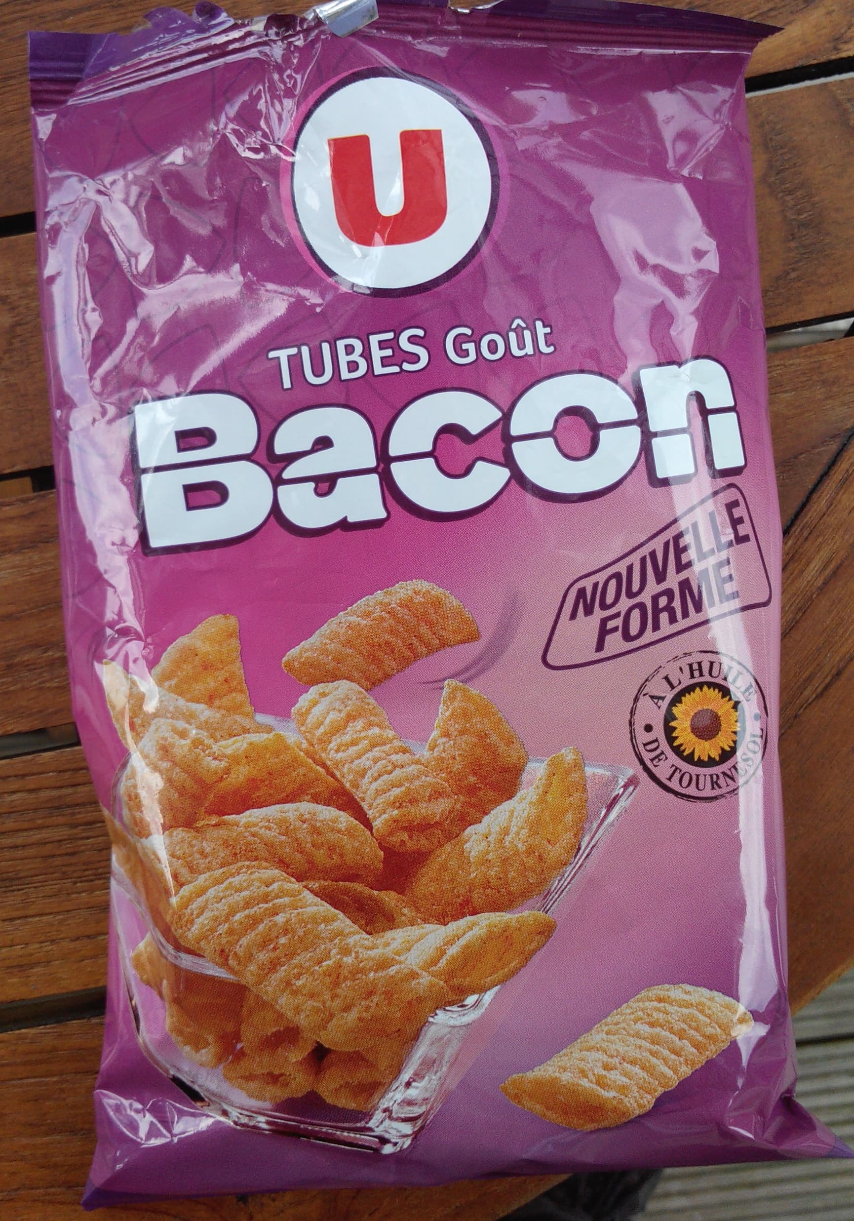 U Tubes goût bacon packshot