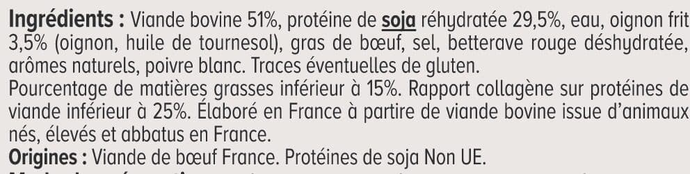 U Haché Burger le savoureux à l'oignon 10x100g packshot