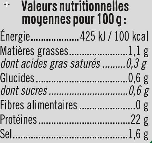 U Blanc de Poulet - x2 tranches, 80g packshot