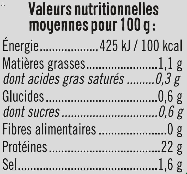 U Blanc de Poulet - x6 tranches, 240g packshot