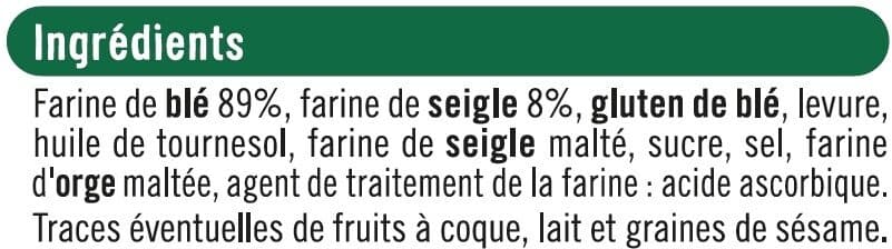 U Pain grillé de campagne packshot