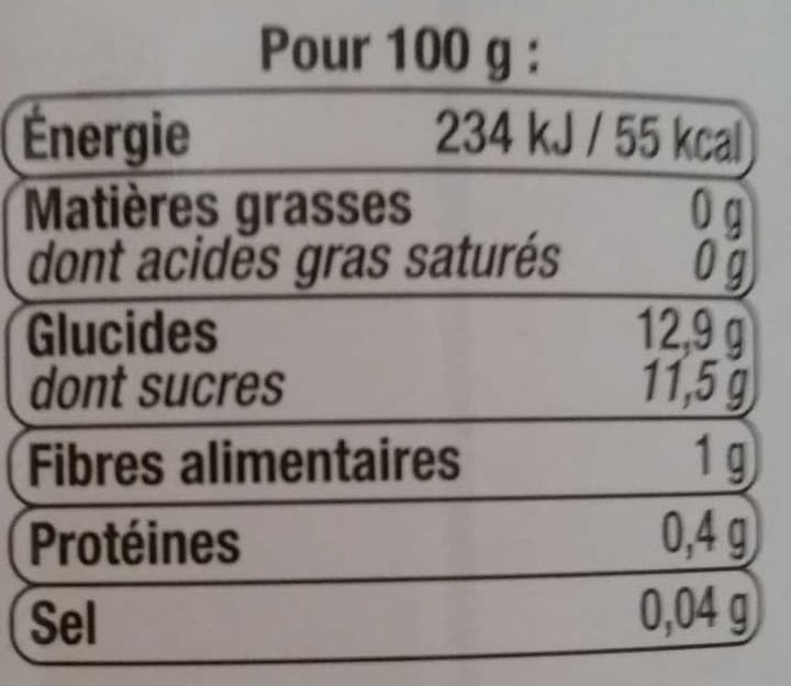 u Ananas en tranches entières au pur jus d'ananas packshot