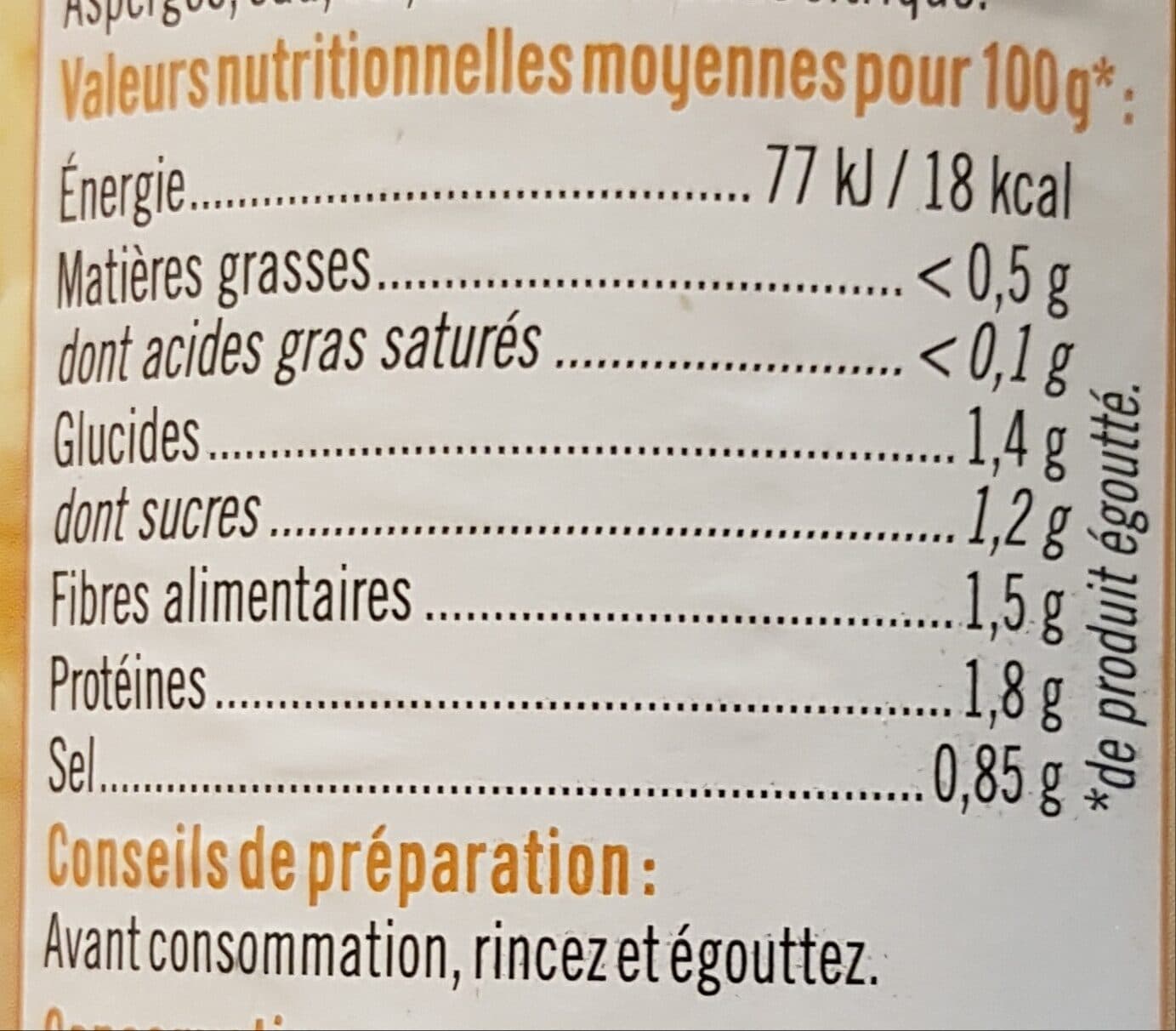 U Asperges blanches très grosses pelées - Bocal 320g packshot