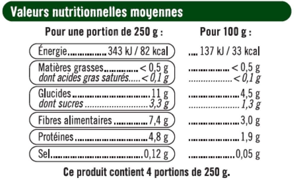 U Haricots plats 1kg packshot
