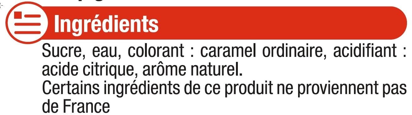 U Sirop de cola packshot