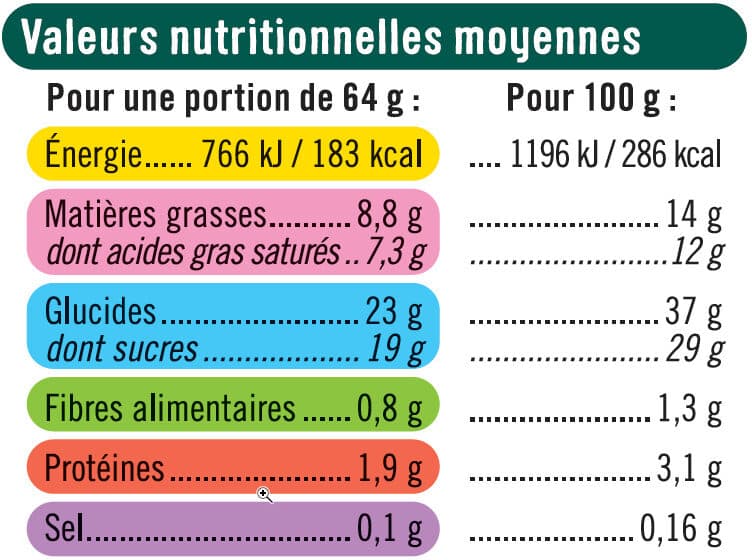 U Cônes glacés menthe chocolat x6 packshot
