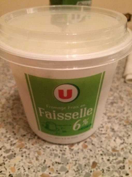 U Fromage frais en faisselle U, 6%MG, 500g packshot