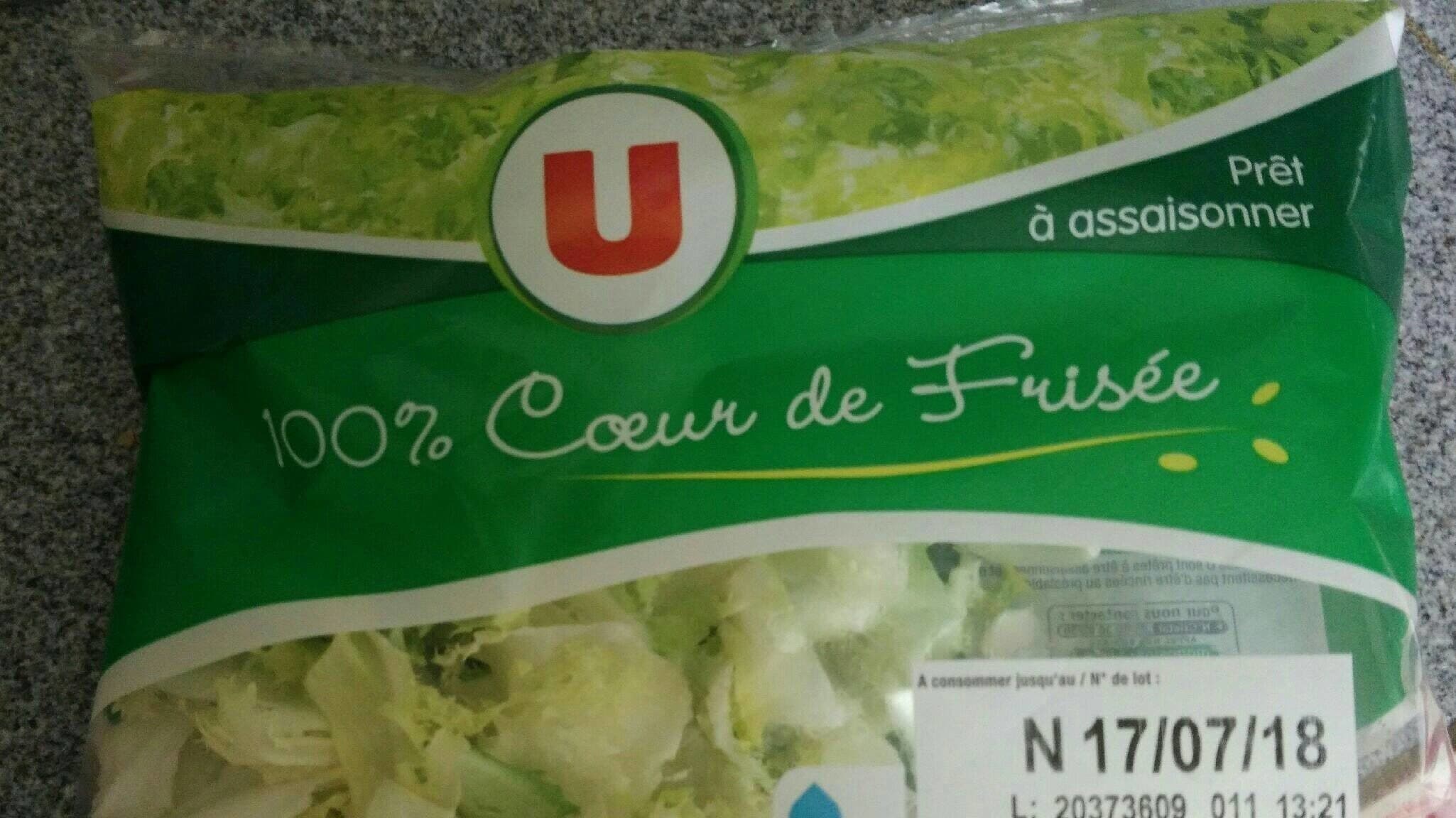 U 100% coeur de frisée blanc packshot