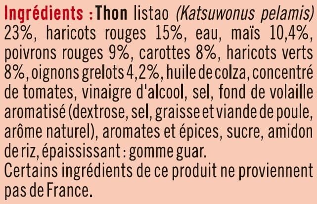 U Salade mexicaine au thon 250g packshot