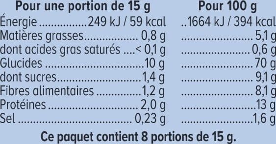 U Mini toasts à tartiner nature - sachet 120g packshot