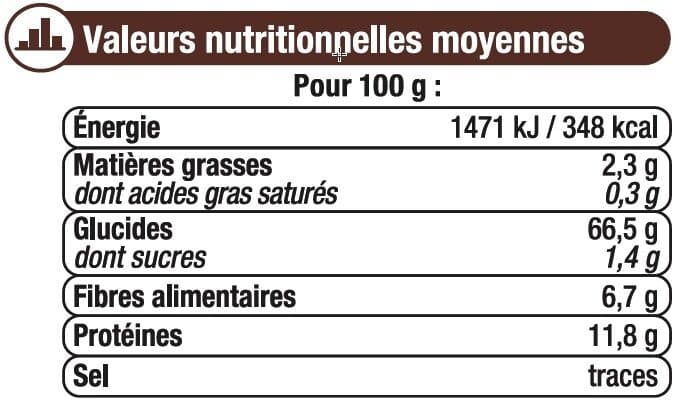 U Farine de sarrasin paquet de 1kg packshot