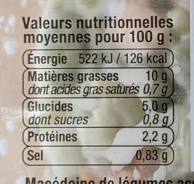U Macédoine de légumes 300g packshot