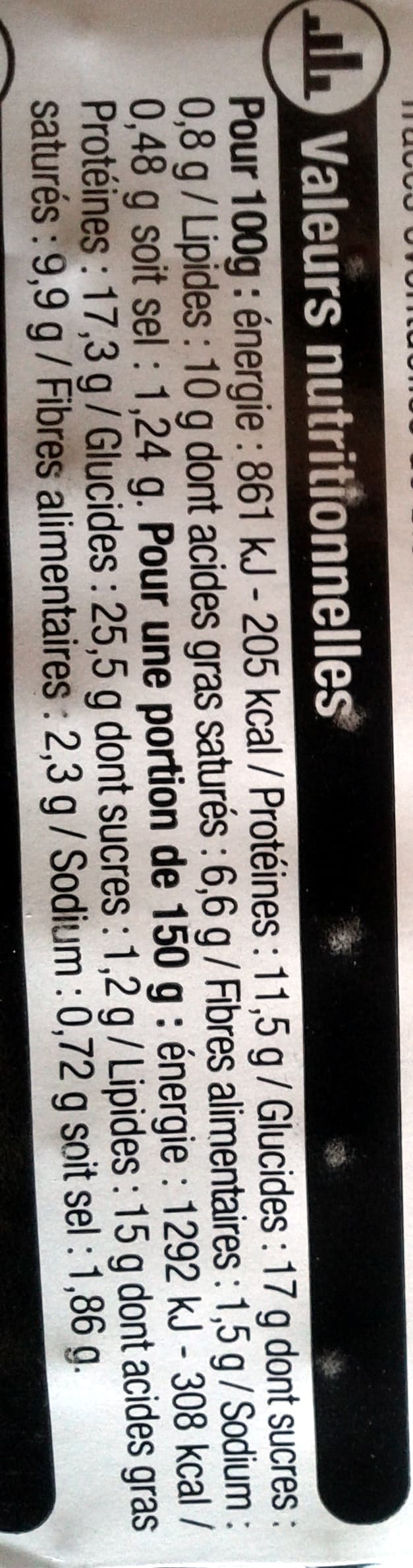 U Galettes fourées, jambon emmental packshot