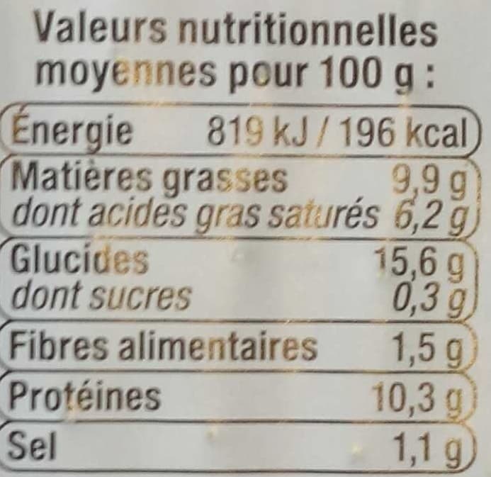 U Galettes fourrés complètes : Jambon, oeuf, emmental packshot