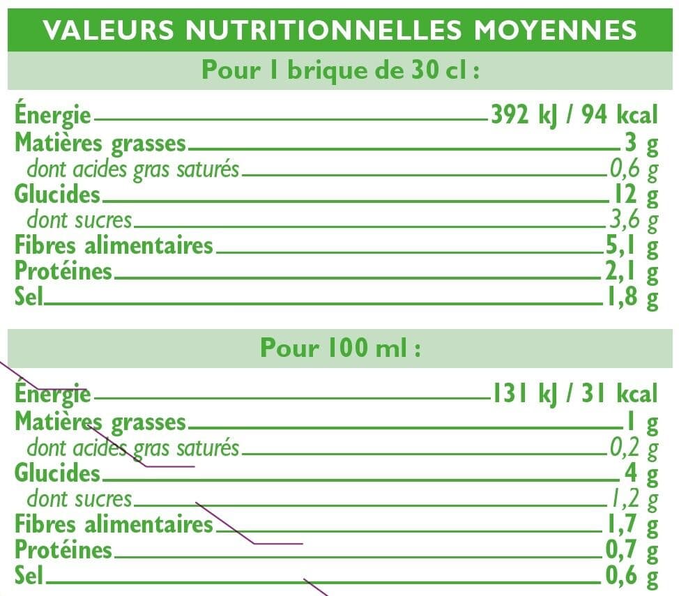 U Soupe Velouté 7 légumes - 2 briques de 30cl packshot