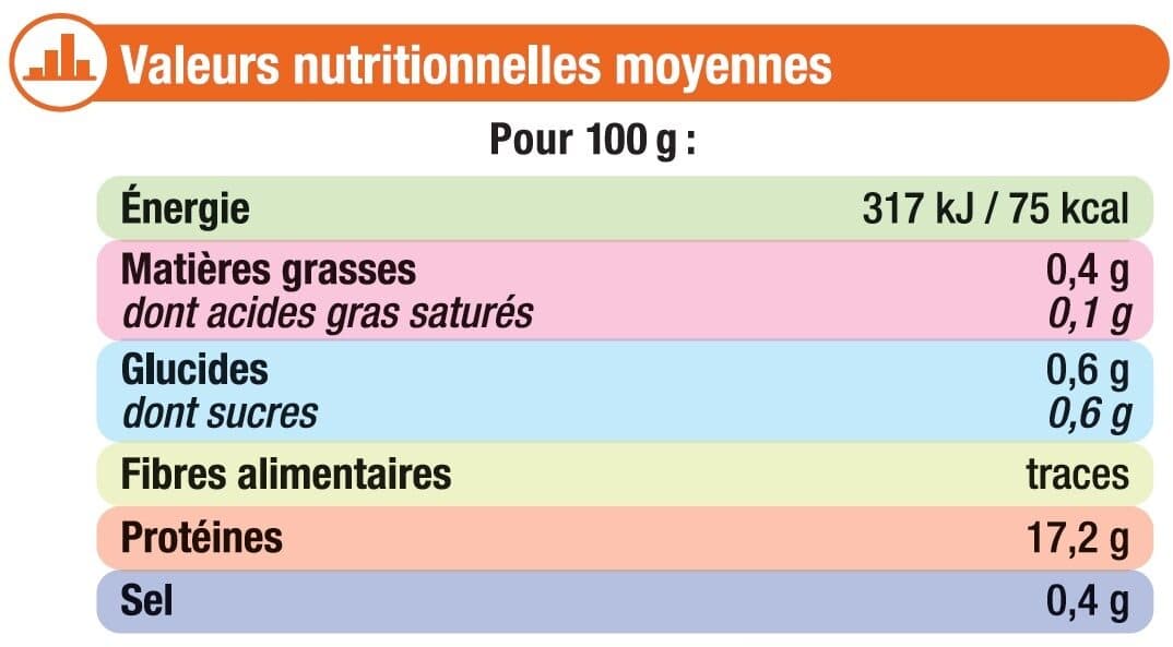 U Noix de St Jacques sans corail pêchés en Atlantique packshot